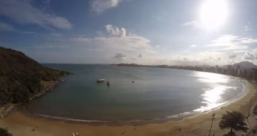 Cobertura linear à venda 4 quartos de frente para o mar da praia do morro - guarapari-es.