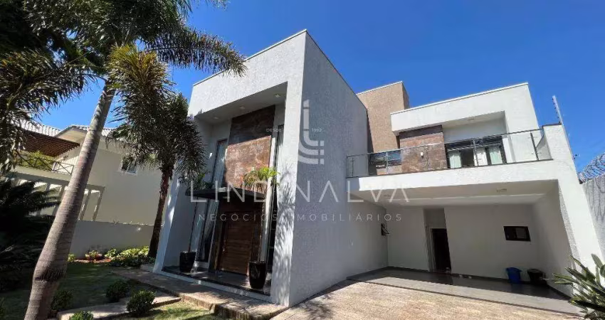 Sobrado no condomínio village iguaçu, com 5 suítes, área gourmet e piscina - altíssimo padrão