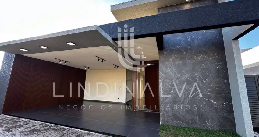 Casa recém construída no Condominio Villa Firenze, com 3 suítes, automatizada