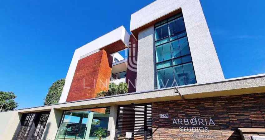 Apartamento studio à venda no arboria residence, próximo ao consalter