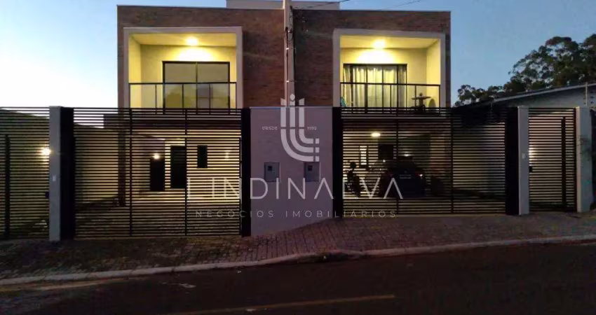 Sobrado recém construído, com 3 dormitórios no jardim petrópolis.