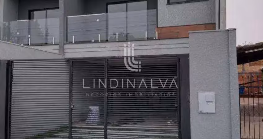 Sobrado no três bandeiras, com suíte, 2 quartos e espaço gourmet - recém construído