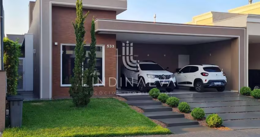 Casa mobiliada no Condomínio Safira, com suíte e closet, 2 quartos, área gourmet e piscina