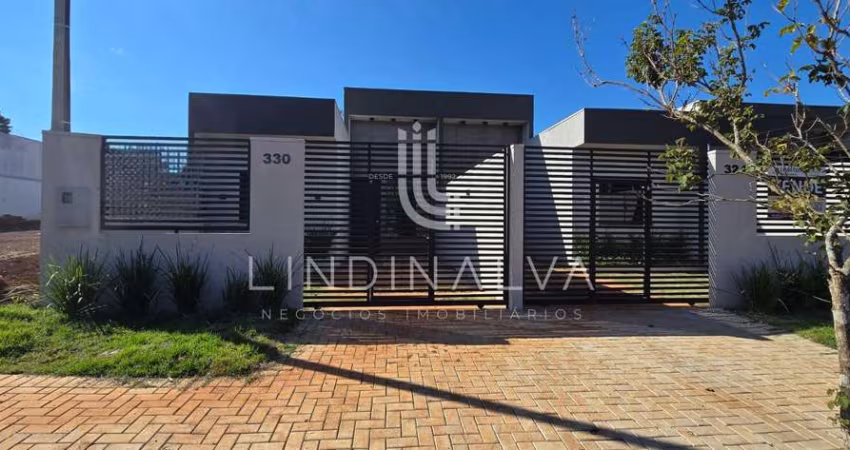 Casa nova com 2 suítes, espaço gourmet no Jardim Fenícia em Foz do Iguaçu
