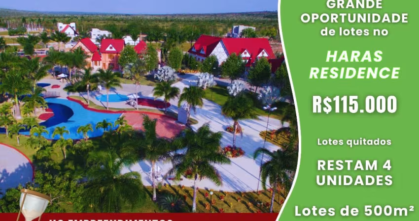 OPORTUNIDADE LOTE HARAS RESIDENCE R$115.000, 500m², Vitória da Conquista BA