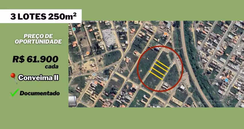 Oportuinidade no coveima 2 250m²  jatobá - vitória da conquista - ba