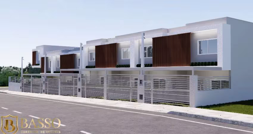 Lançamento em ana rech! sobrados novos em construção à venda
