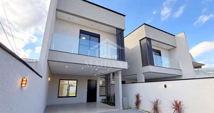 Sobrado novo alto padrão de acabamento 03 dormitórios sendo 01 suite à venda, aristocrata, são josé