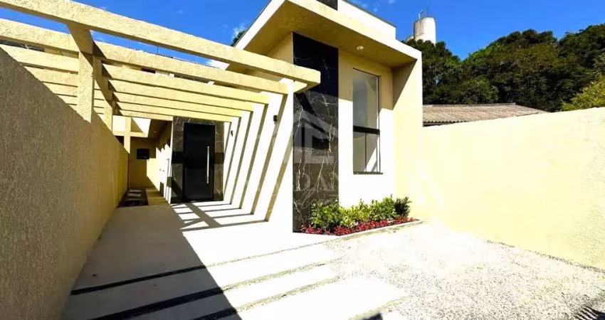 Casa nova com 03 dormitórios sendo 01 suite à venda, no bairro santo antônio, são josé dos pinhais,