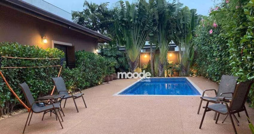 Casa à venda com 3 Quartos no Cond. Vintage - 3 suítes. Térrea com piscina e área gourmet!