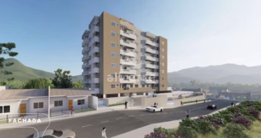 Apartamento de 2 dormitórios com suíte, sacada com churrasqueira em Areias - São José - SC