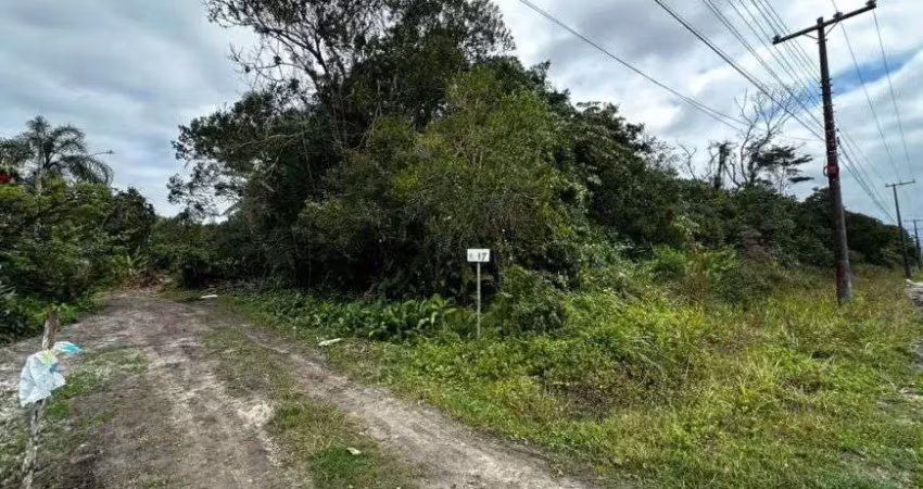 Terreno para venda tem 1107 metros quadrados em são fernando - itanhaém - sp