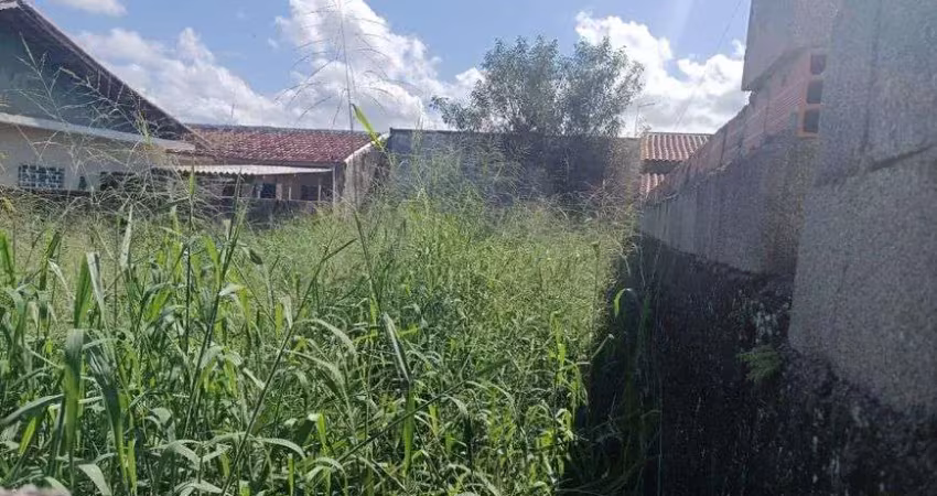 Terreno lado praia com 260m² á 400 metros do mar no bairor luizamar mirim em itanhaem