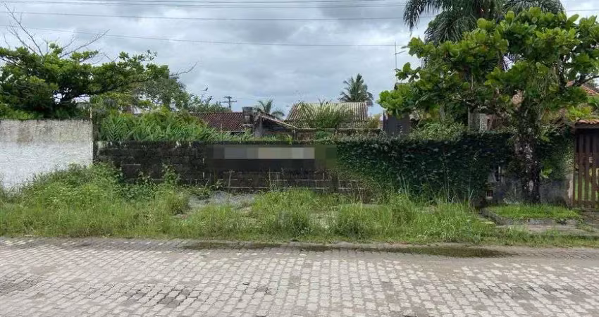 Terreno lado praia com 260m² á 980 metros do mar no bairro diplomata em itanhaem