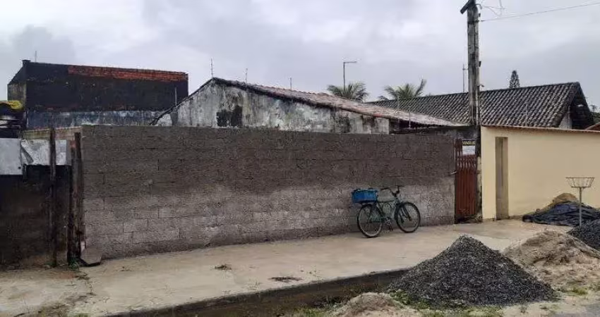 Terreno lado praia á 200 metros do mar , em rua pavimentada , no jardim das palmeiras !