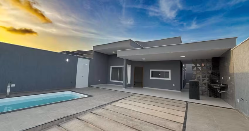 Casa Nova com Piscina Privativa 3 Quartos no Araçagy, São José de Ribamar MA