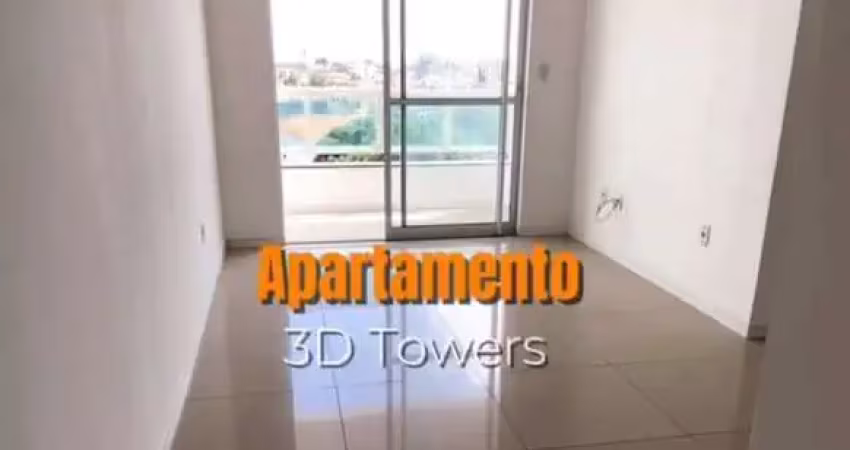 Apartamento 2 quartos 61m² 2 vagas porcelanato no 3d towers, são luís-ma