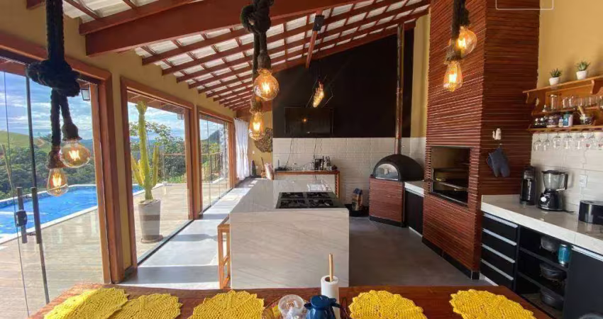 Casa com 3 dormitórios à venda, 450 m² por r$ 2.300.000,00 - arace - domingos martins/es