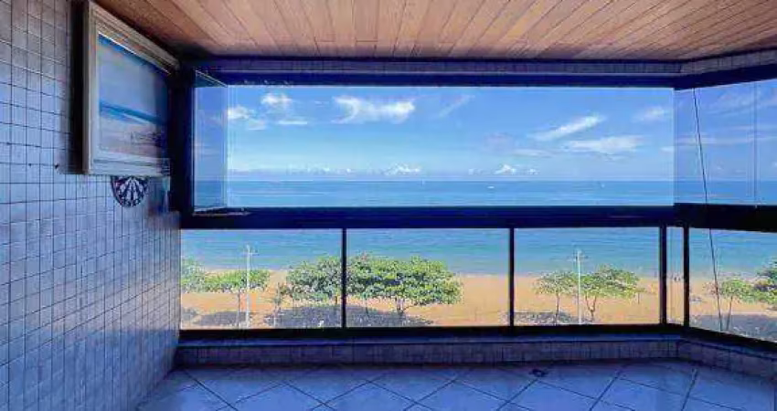 Apartamento com 4 dormitórios à venda, 185 m² por r$ 2.490.000,00 - praia de itaparica - vila velha/es