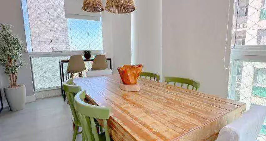 Apartamento com 3 dormitórios à venda, 110 m² por r$ 1.280.000,00 - praia da costa - vila velha/es