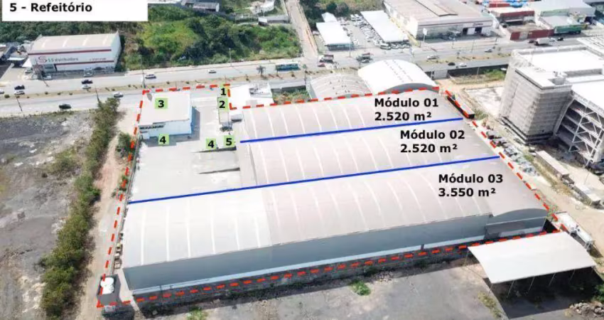 Galpão à venda, 8768 m² por r$ 37.000.000,00 - nossa senhora da penha - vila velha/es