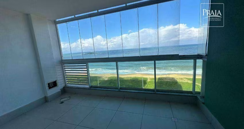 Frentaço para o mar da Praia de Itaparica, 2 vagas cobertas de carro e uma de moto, lazer de clube