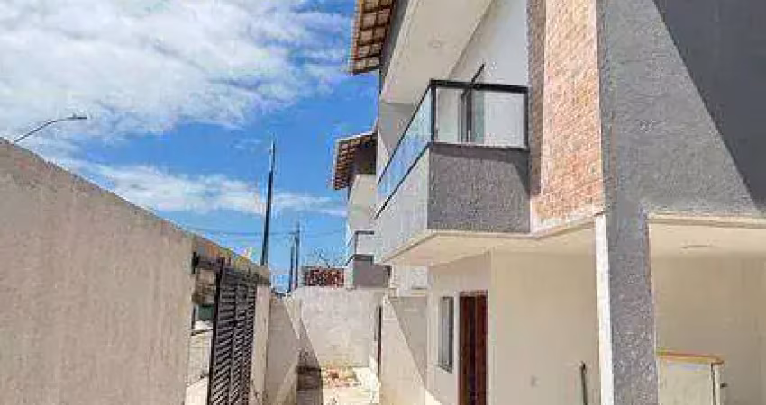 Casa duplex 3/4 com suíte e varanda e acabamento de alto padrão, a 800m da praia de jacaraípe – jardim atlântico, serra/es