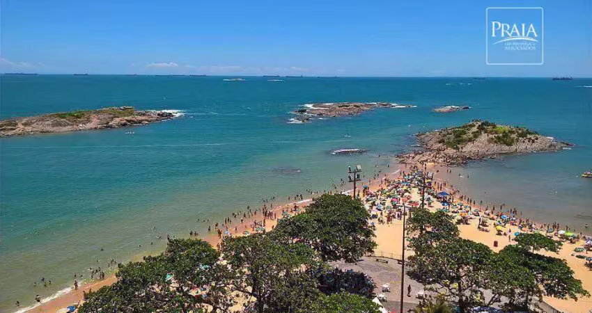 Apartamento com 3 dormitórios à venda, 170 m² por r$ 2.900.000 - praia da costa - vila velha/es