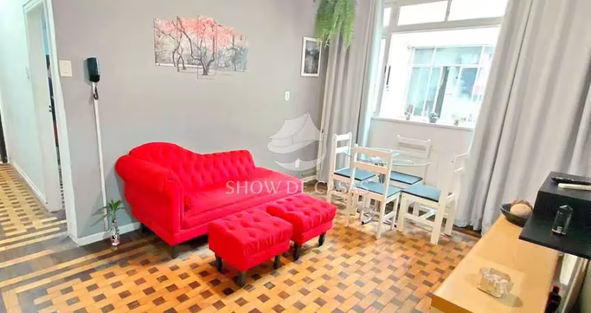 Apartamento 2 quartos reformado e mobiliado em copacabana