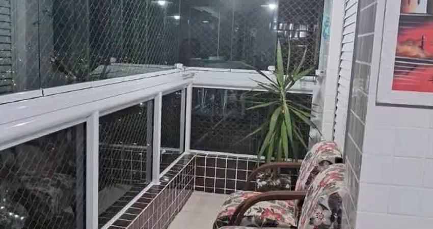 Apartamento 2 dormitórios sacada gourmet vista mar no bairro anhanguera em mongaguá