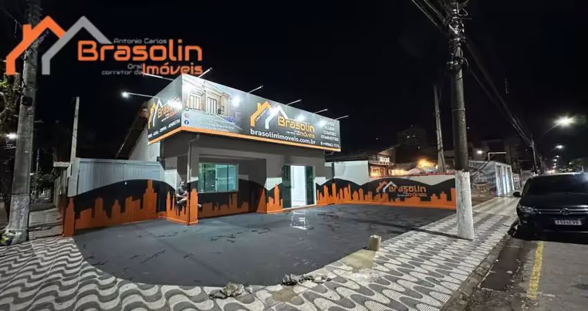 Ponto comercial 157m² com garagem própria, jardim marina - mongaguá/sp