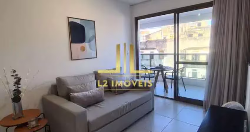 Apartamento - quarto e sala - vista mar - porteira fechada - barra