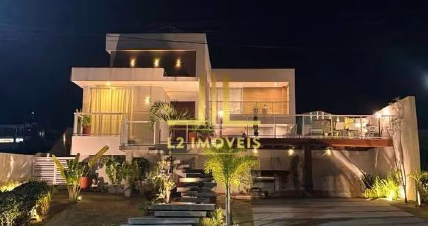 CASA LUXUOSA - 4 SUÍTES - PORTEIRA FECHADA - ALPHAVILLE LITORAL NORTE 3