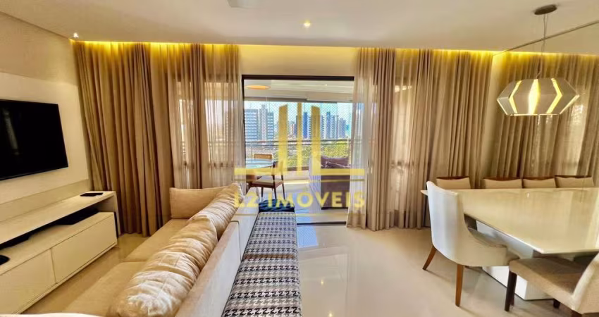 APARTAMENTO ALTO PADRÃO - 3 QUARTOS SENDO 1 SUÍTE - NASCENTE - VISTA MAR - PATAMARES