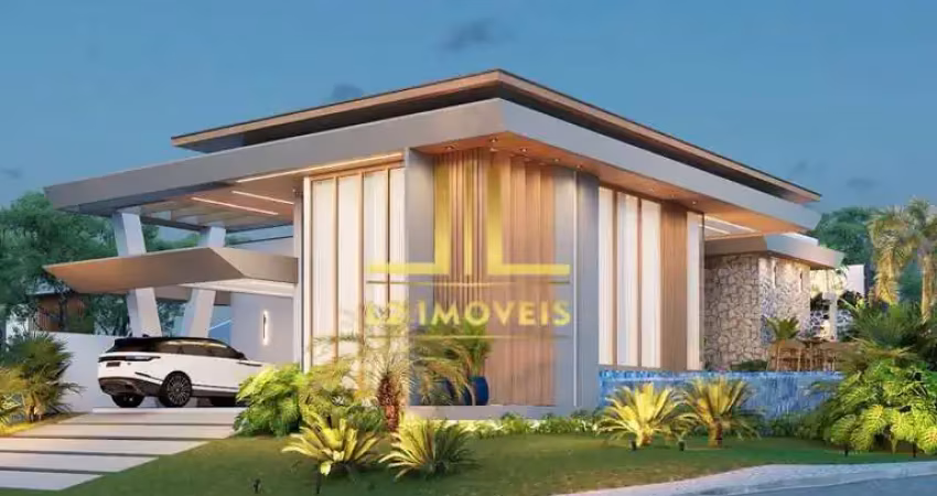 Casa luxuosa - 3 suítes - alphaville litoral norte 3