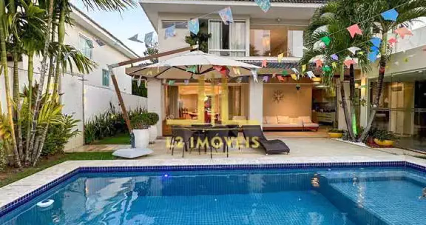 Casa luxuosa - 4 suítes - porteira fechada - alphaville litoral norte 1