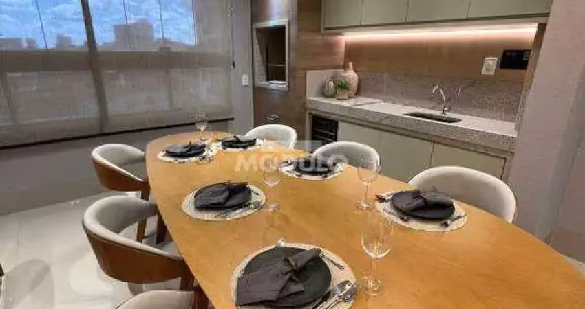 Apartamento à venda com churrasqueira e lazer completo, 101,35 m² por r$ 660.000,00 - santa mônica - uberlândia/mg