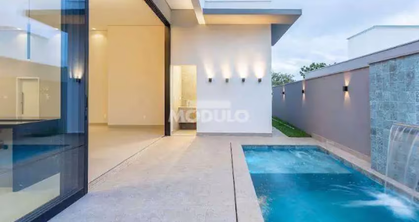 Casa de condomínio à venda, 3 quartos, 3 suítes, 5 vagas, jardim inconfidencia - uberlândia/mg
