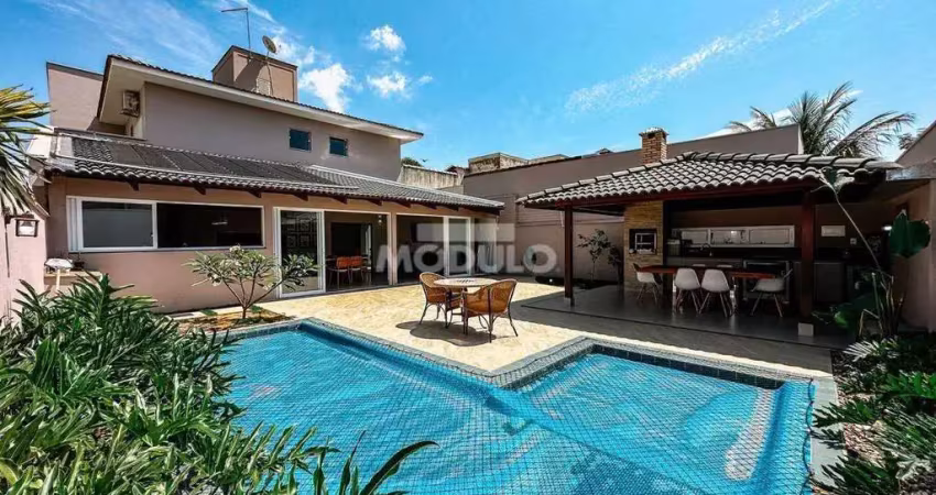 Casa de condomínio à venda, 4 quartos, 4 suítes, 4 vagas, aclimação - uberlândia/mg