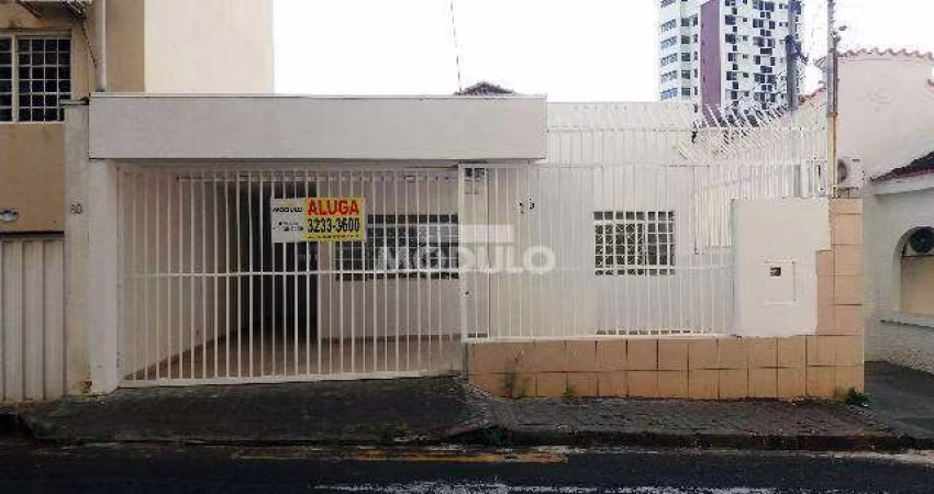 Casa comercial para locação Bairro Fundinho com 3 quartos