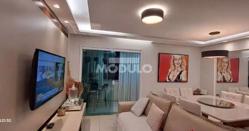 Apartamento à venda, 3 quartos, 2 suítes, 2 vagas, santa mônica - uberlândia/mg