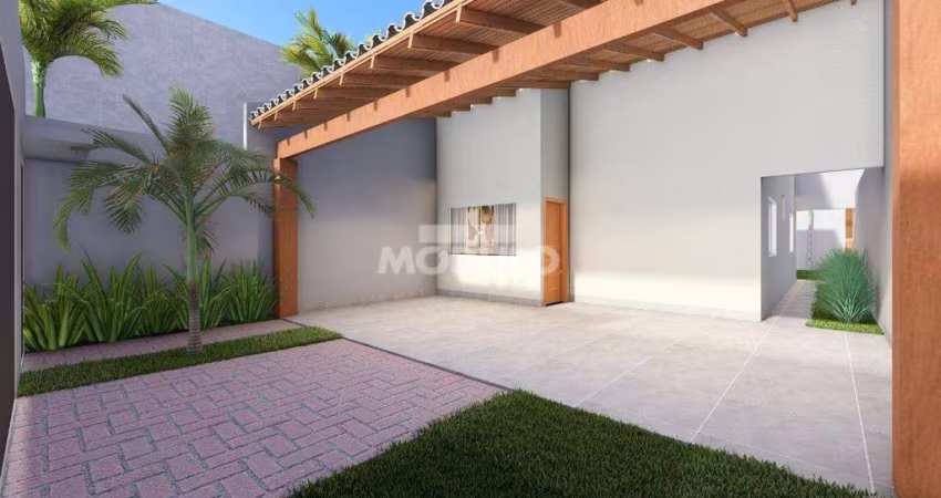 CASA RESIDENCIAL à venda, 2 quartos, 1 vaga, Residencial Fruta do Conde - Uberlândia/MG