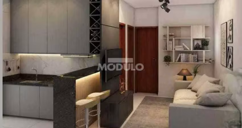 APARTAMENTO à venda, 2 quartos, 1 suíte, 1 vaga, Santa Mônica - Uberlândia/MG