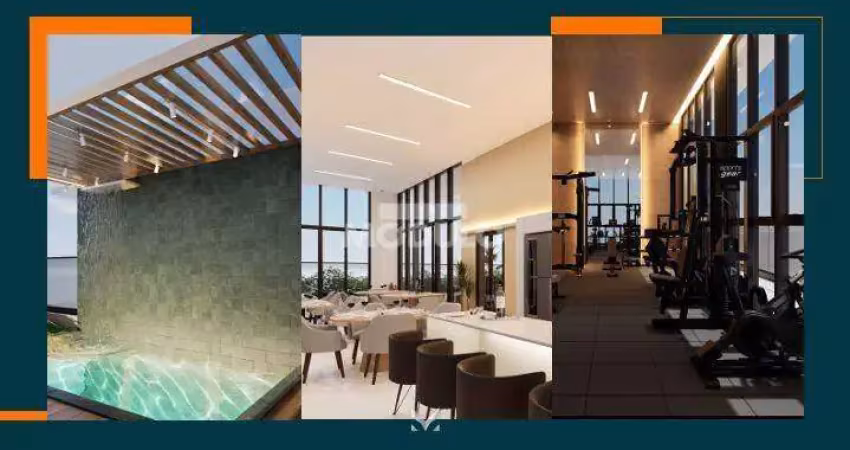 Flat à venda, 1 quarto, 1 suíte, 1 vaga, santa mônica - uberlândia/mg