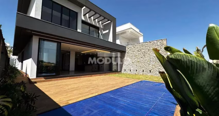 Casa de condomínio à venda, 4 quartos, 4 suítes, 4 vagas, gavea - uberlândia/mg
