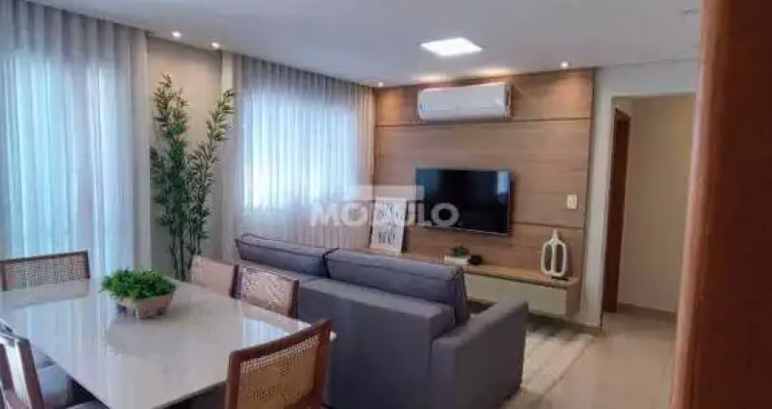 Apartamento mobiliado à venda, 3 quartos, 1 suíte, 2 vagas, presidente roosevelt - uberlândia/mg