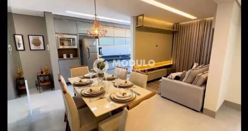 Apartamento à venda, 2 quartos, 1 suíte, 1 vaga, santa mônica - uberlândia/mg