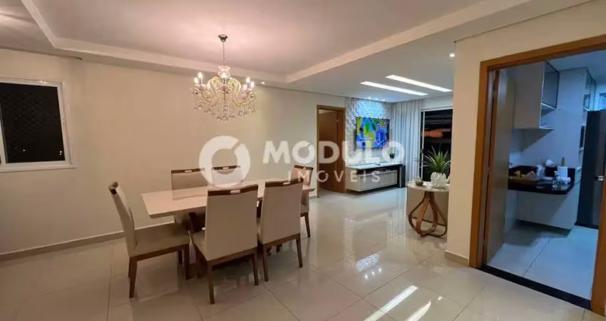 Apartamento à venda, 3 quartos, 1 suíte, 2 vagas, finotti - uberlândia/mg