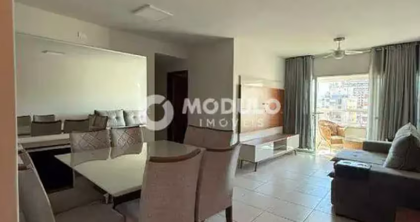 Apartamento mobiliado à venda, 3 quartos, 1 suíte, 2 vagas, santa maria - uberlândia/mg