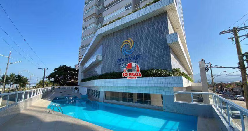 Apartamento com 1 dormitório à venda, 58 m² por R$ 477.000,00 - Maracanã - Praia Grande/SP